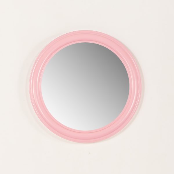 Italienischer postmoderner Spiegel von PI Glass, 1980er Jahre