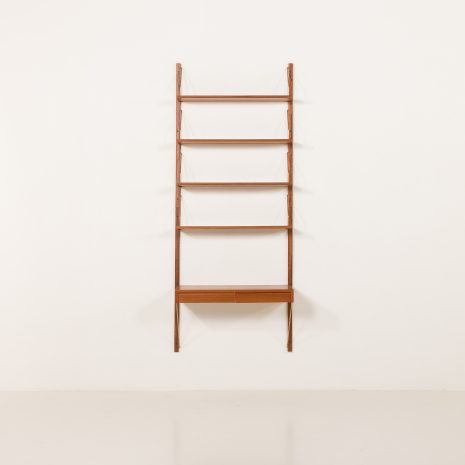 25227 Cadovius style one bay teak Wall unit-5 25227 Cadovius style one bay teak Wall unit-5