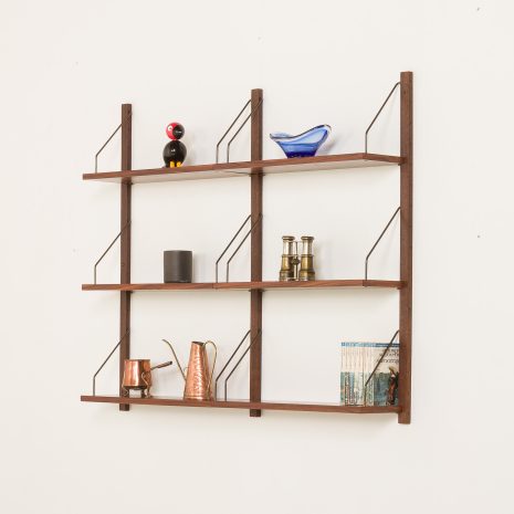 Danish mid century shelving unit in rosewood attr. to Preben Sorensen, 1960s