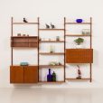 25251 Cadovius threebay teak Wall unit-1
