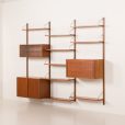 25251 Cadovius threebay teak Wall unit-3