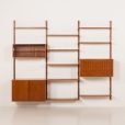 25251 Cadovius threebay teak Wall unit-7