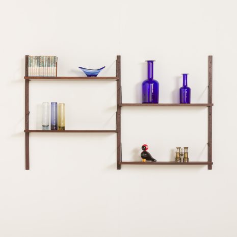 25261 Poul Cadovius shelving unit in rosewood for Cado, Denmark, 1960s-1 25261 Poul Cadovius shelving unit in rosewood for Cado, Denmark, 1960s-1