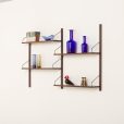 Poul Cadovius shelving unit in rosewood for Cado, Denmark, 1960s