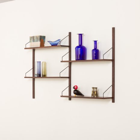 Poul Cadovius shelving unit in rosewood for Cado, Denmark, 1960s