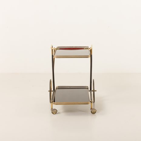 25262 Italian brass bar cart , serving trolley-5 25262 Italian brass bar cart , serving trolley-5
