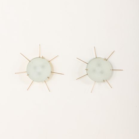 25265 Włoskie kinkiety ścienne lub sufitowe z połowy wieku w stylu Gio Ponti, 1950-1 25265 Włoskie kinkiety ścienne lub sufitowe z połowy wieku w stylu Gio Ponti, 1950-1