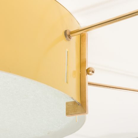 25265 Włoskie kinkiety ścienne lub sufitowe z połowy wieku w stylu Gio Ponti, lata 1950-6 25265 Włoskie kinkiety ścienne lub sufitowe z połowy wieku w stylu Gio Ponti, lata 1950-6