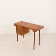 25272 Vintage small desk with hidden vanity, Denmark 1960s-15