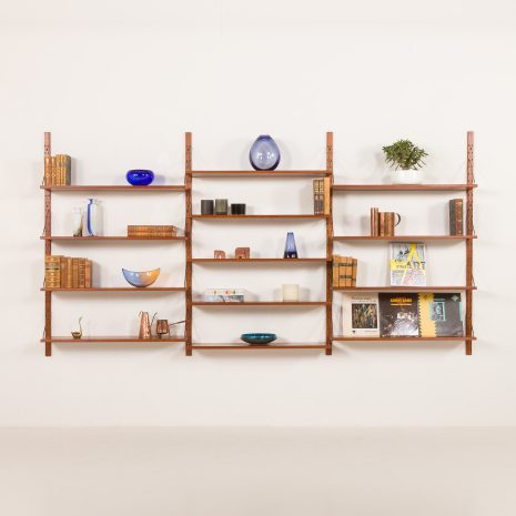 25279 Danish mid century extra wide teak wall unit in the style of Poul Cadovius, 1960s-1 25279 Danish mid century extra wide teak wall unit in the style of Poul Cadovius, 1960s-1