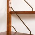 25279 Danish mid century extra wide teak wall unit in the style of Poul Cadovius, 1960s-8