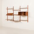 25283 Poul Cadovius threebay teak Wall unit -4