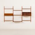 25283 Poul Cadovius threebay teak Wall unit -5