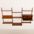25283 Poul Cadovius threebay teak Wall unit -7