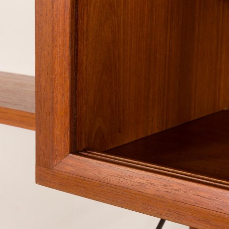 25284 3 bay teak Wall unit-19 25284 3 bay teak Wall unit-19