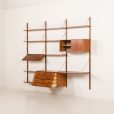 25297 preben 3bay teak Wall unit-4