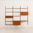 25297 preben 3bay teak Wall unit-7
