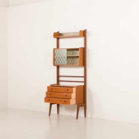 25300 Scandinavian Ergo free standing wall unit by John Texmon, Norway 1960s-4 25300 Scandinavian Ergo free standing wall unit by John Texmon, Norway 1960s-4