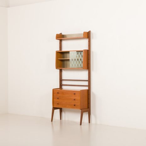 25300 Scandinavian Ergo free standing wall unit by John Texmon, Norway 1960s-5 25300 Scandinavian Ergo free standing wall unit by John Texmon, Norway 1960s-5