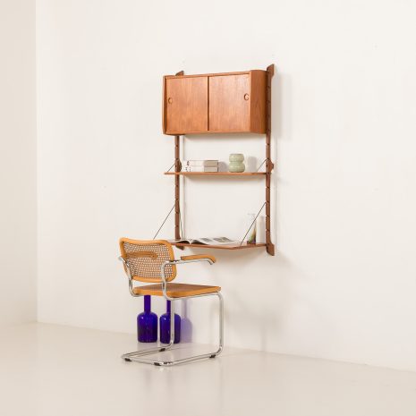 25303 Ergo one bay teak Wall unit-2 25303 Ergo one bay teak Wall unit-2