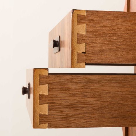 21390 Danish mid century rosewood corner cabinet with four drawers, 1960s-10 21390 Danish mid century rosewood corner cabinet with four drawers, 1960s-10