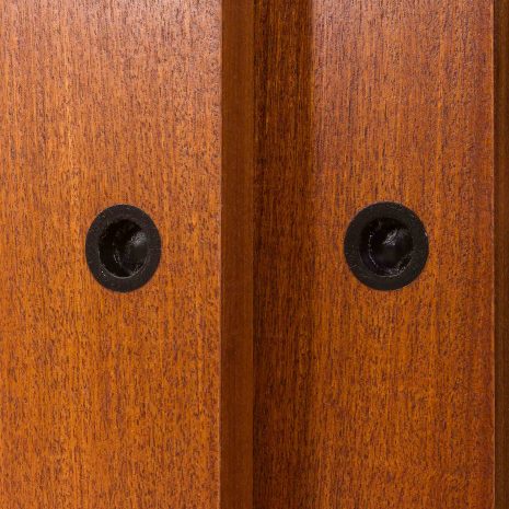 25141 Włoska wolnostojąca szafka ścienna lub ścianka działowa z drewna tekowego, lata 1960-18 25141 Włoska wolnostojąca szafka ścienna lub ścianka działowa z drewna tekowego, lata 1960-18