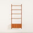 25236 Scandinavian vintage teak wall unit, Denamrk 1970s-5