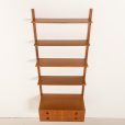 25236 Scandinavian vintage teak wall unit, Denamrk 1970s-6