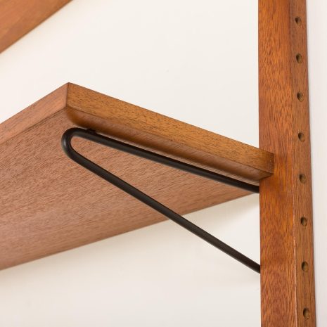 25236 Scandinavian vintage teak wall unit, Denamrk 1970s-8 25236 Scandinavian vintage teak wall unit, Denamrk 1970s-8