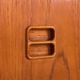 25236 Scandinavian vintage teak wall unit, Denamrk 1970s-9