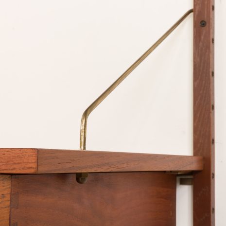 25247 5 cm one bay teak Wall unit-12 25247 5 cm one bay teak Wall unit-12