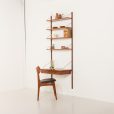 danish vintage teak home office shelving