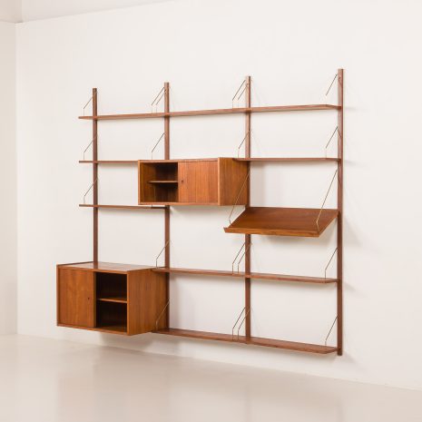 25252 preben 3bay teak Wall unit-5 25252 preben 3bay teak Wall unit-5