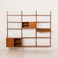 25252 preben 3bay teak Wall unit-6