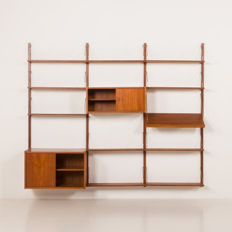 25252 preben 3bay teak Wall unit-6 25252 preben 3bay teak Wall unit-6