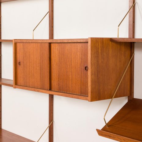 25252 preben 3bay teak Wall unit-9 25252 preben 3bay teak Wall unit-9