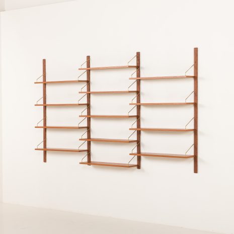 25260 5 cm 3bay teak Wall unit-3 25260 5 cm 3bay teak Wall unit-3