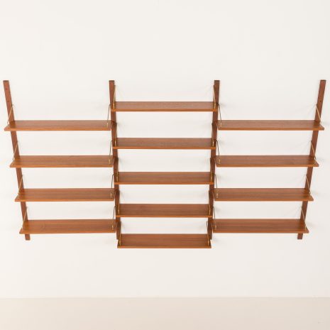 25260 5 cm 3bay teak Wall unit-5 25260 5 cm 3bay teak Wall unit-5