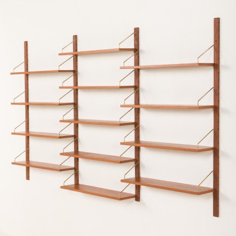 25260 5 cm 3bay teak Wall unit-6 25260 5 cm 3bay teak Wall unit-6