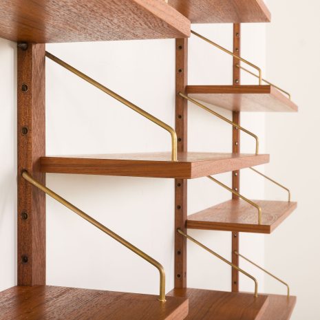 25260 5 cm 3bay teak Wall unit-8 25260 5 cm 3bay teak Wall unit-8