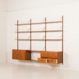 25280 Guldborg 3 bay teak Wall unit-6