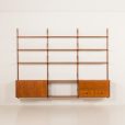 25280 Guldborg 3 bay teak Wall unit-7