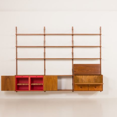 25280 Guldborg 3 bay teak Wall unit-8 25280 Guldborg 3 bay teak Wall unit-8