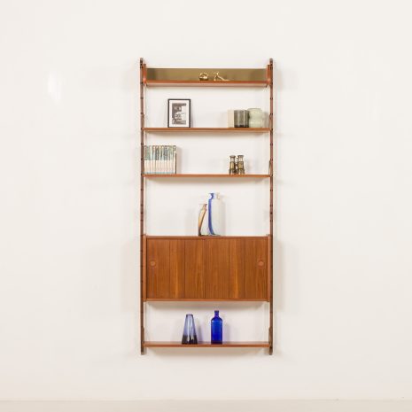 25302 Scandinvaian mid century Ergo teak wall unit, Norway 1960s-1 25302 Scandinvaian mid century Ergo teak wall unit, Norway 1960s-1