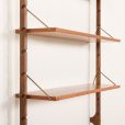 25302 Scandinvaian mid century Ergo teak wall unit, Norway 1960s-10