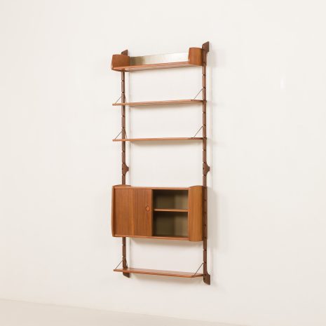 25302 Scandinvaian mid century Ergo teak wall unit, Norway 1960s-4 25302 Scandinvaian mid century Ergo teak wall unit, Norway 1960s-4