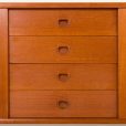 25306 Scandinavian free standing teak wall unit model Ergo by John Texmon, Norway 1960s-14