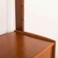 25306 Scandinavian free standing teak wall unit model Ergo by John Texmon, Norway 1960s-16