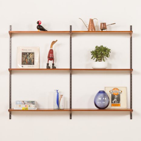 25307 Kai Kristiansen mid century shelving unit in teak for FM Mobler, Denmark 1960s.-1 25307 Kai Kristiansen mid century shelving unit in teak for FM Mobler, Denmark 1960s.-1