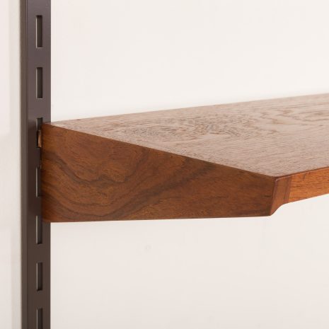 25307 Kai Kristiansen mid century shelving unit in teak for FM Mobler, Denmark 1960s.-10 25307 Kai Kristiansen mid century shelving unit in teak for FM Mobler, Denmark 1960s.-10